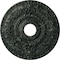 Ekena Millwork Rose Ceiling Medallion (Canopies up to 7 1/4"), 18"OD x 3 1/2"ID x 1 1/2"P, Painted Turtle Crackle CM18ROPTC - alternate 1